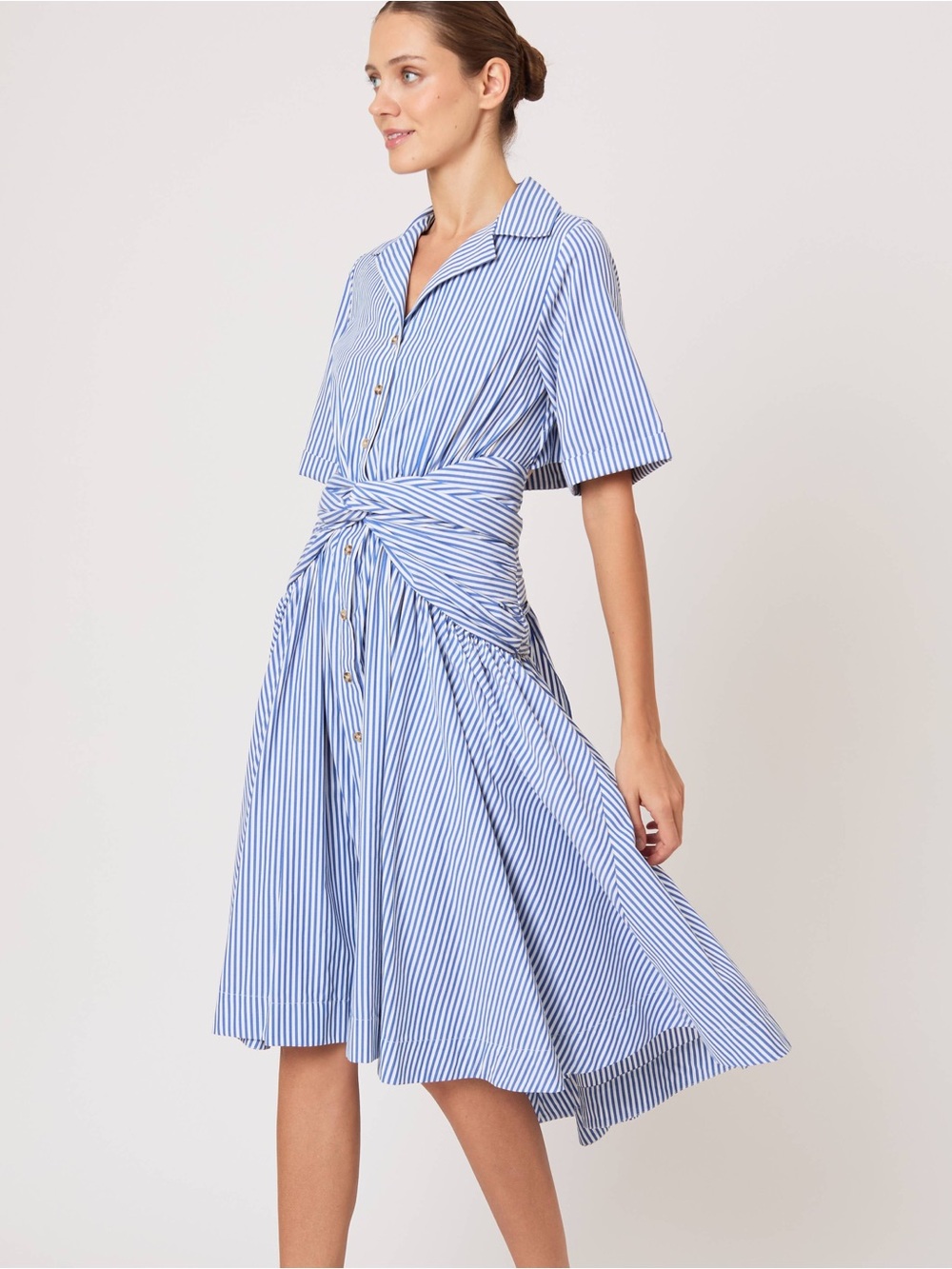 Rosie Assoulin Tie Shirt Dress Nautical Old Money Quiet Luxury Travel